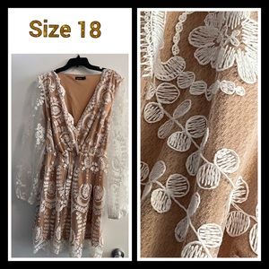 Size 18 Dress Boohoo